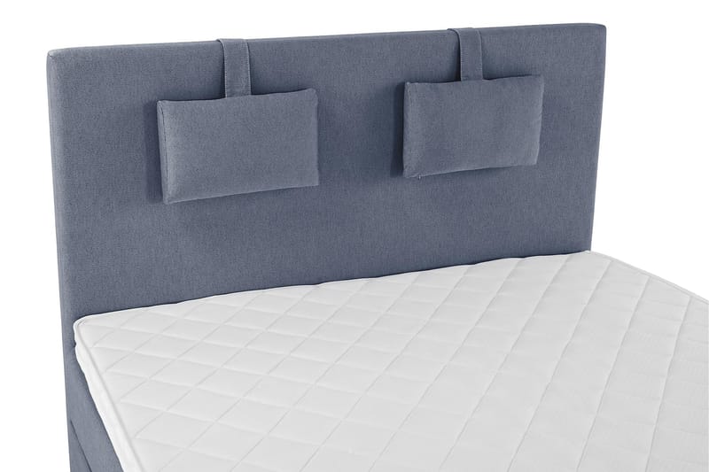 Sänkypaketti Olivia 140x200 Sileä Sängynpääty Tummansininen - Vaahto Niskatyyny Pieni - Huonekalut - Sänky - Jenkkisängyt