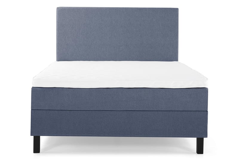Sänkypaketti Olivia 140x200 Sileä Sängynpääty Tummansininen - Vaahto - Huonekalut - Sänky - Jenkkisängyt