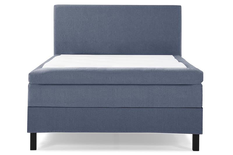 Sänkypaketti Olivia 140x200 Sileä Sängynpääty Tummansininen - Polyeetteri - Huonekalut - Sänky - Jenkkisängyt