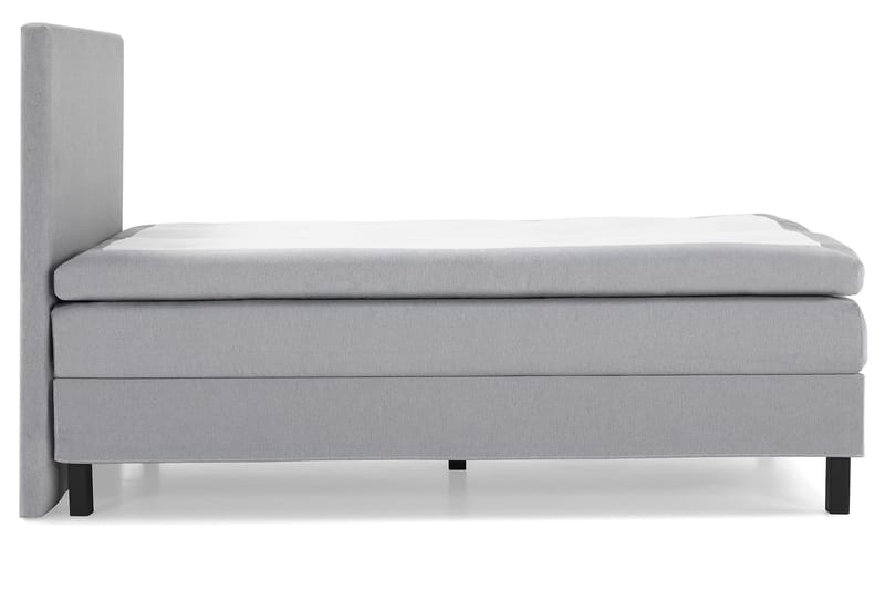 Sänkypaketti Olivia 140x200 Sileä Sängynpääty Vaaleanharmaa - Polyeetteri - Huonekalut - Sänky - Jenkkisängyt