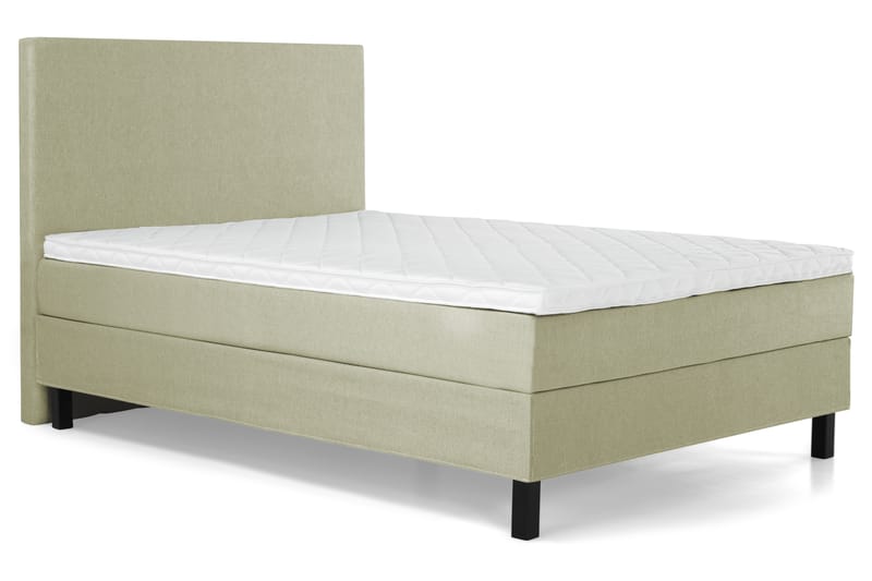 Sänkypaketti Olivia 140x200 Sileä Sängynpääty Vihreä - Vaahto - Huonekalut - Sänky - Jenkkisängyt