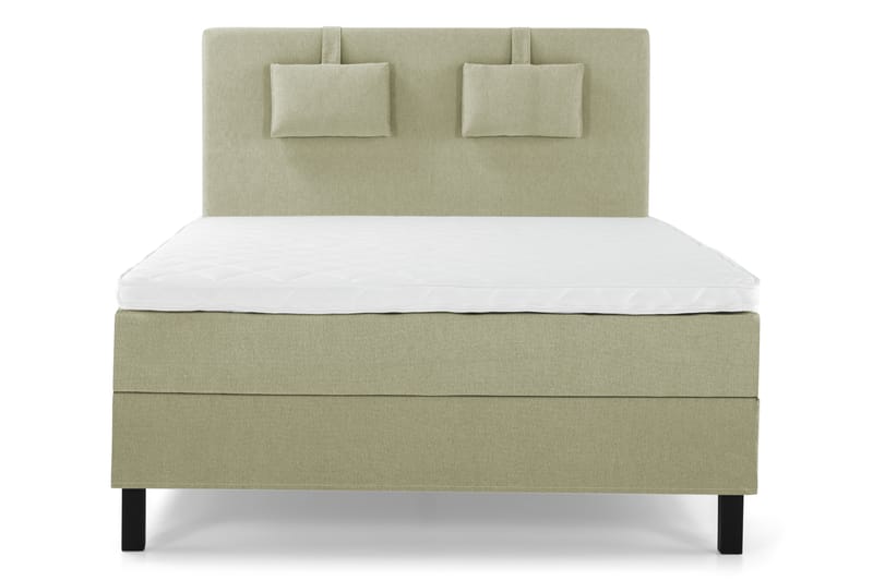 Sänkypaketti Olivia 140x200 Polyeetteri Sileä Sängynpääty - Niskatyyny Pieni Vihreä - Huonekalut - Sänky - Jenkkisängyt