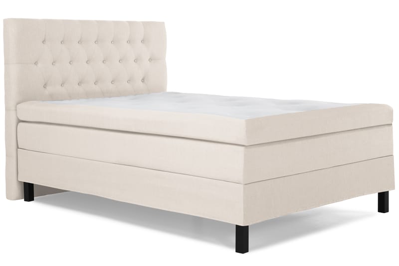 Sänkypaketti Olivia 140x200 Polyeetteri Diamant Sängynpääty - Beige - Huonekalut - Sänky - Jenkkisängyt