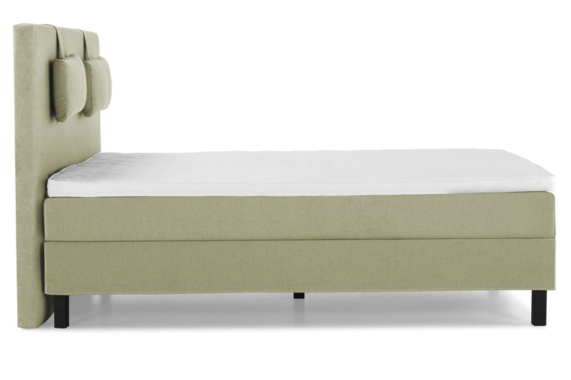 Sänkypaketti Olivia 140x200 Polyeetteri Sileä Sängynpääty - Niskatyyny Pieni Vihreä - Huonekalut - Sänky - Jenkkisängyt