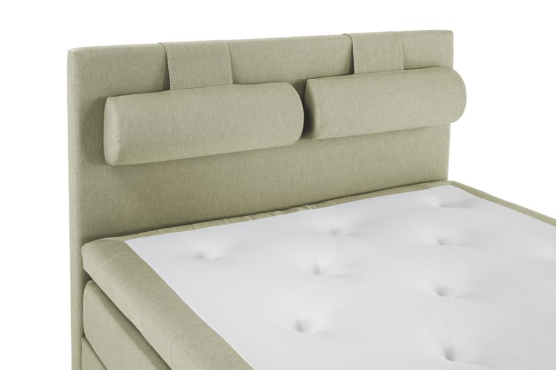 Sänkypaketti Olivia 140x200 Polyeetteri Sileä Sängynpääty - Niskatyyny Suuri Vihreä - Huonekalut - Sänky - Jenkkisängyt