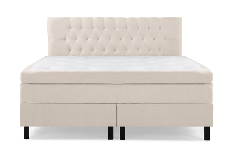Sänkypaketti Olivia 160x200 Diamant Sängynpääty Beige - Memory - Huonekalut - Sänky - Jenkkisängyt