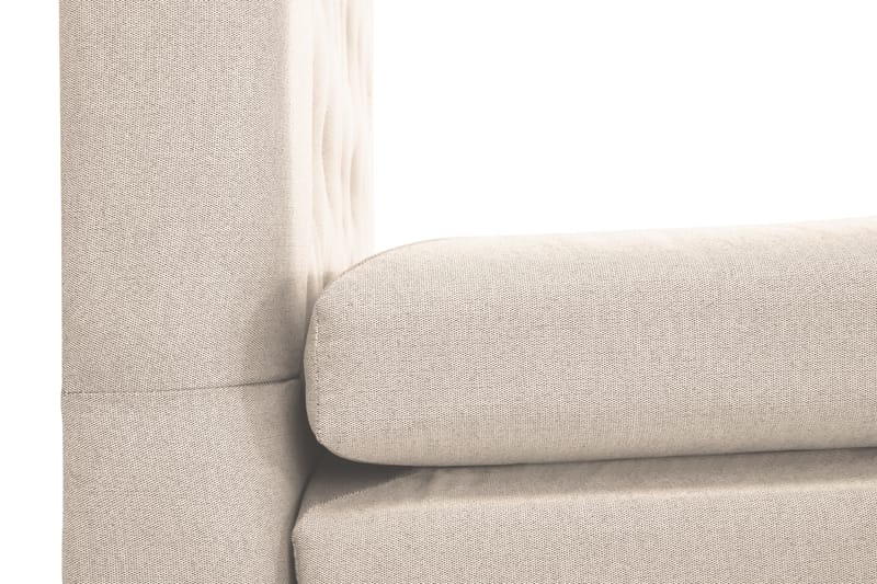 Sänkypaketti Olivia 160x200 Diamant Sängynpääty Beige - Polyeetteri - Huonekalut - Sänky - Jenkkisängyt