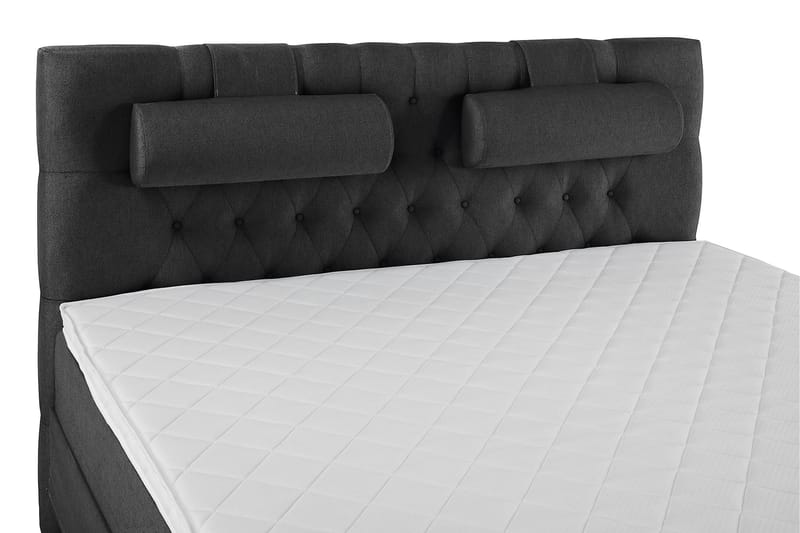 Sänkypaketti Olivia 160x200 Diamant Sängynpääty Musta - Vaahto Niskatyyny Suuri - Huonekalut - Sänky - Jenkkisängyt