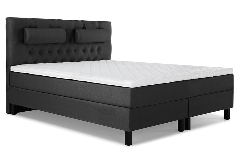 Sänkypaketti Olivia 160x200 Diamant Sängynpääty Musta - Vaahto Niskatyyny Suuri - Huonekalut - Sänky - Jenkkisängyt