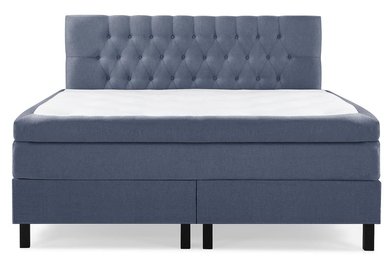 Sänkypaketti Olivia 160x200 Diamant Sängynpääty Tummansinine - Lateksi - Huonekalut - Sänky - Jenkkisängyt
