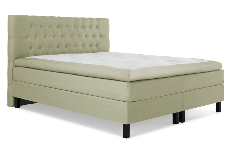 Sänkypaketti Olivia 160x200 Diamant Sängynpääty Vihreä - Lateksi - Huonekalut - Sänky - Jenkkisängyt