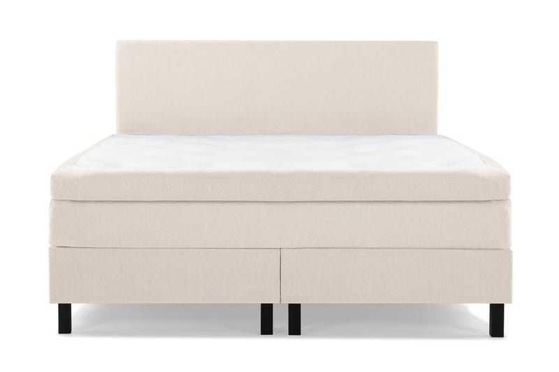 Sänkypaketti Olivia 160x200 Sileä Sängynpääty Beige - Lateksi - Huonekalut - Sänky - Jenkkisängyt