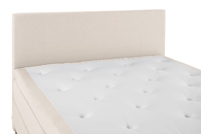 Sänkypaketti Olivia 160x200 Sileä Sängynpääty Beige - Lateksi - Huonekalut - Sänky - Jenkkisängyt