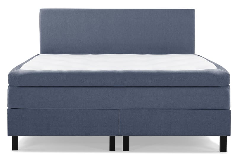 Sänkypaketti Olivia 160x200 Sileä Sängynpääty Tummansininen - Lateksi - Huonekalut - Sänky - Jenkkisängyt