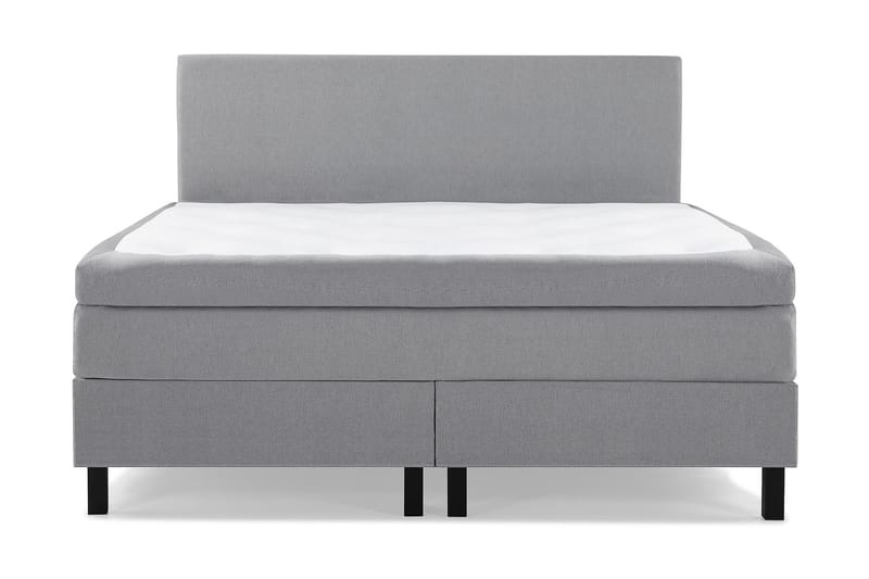 Sänkypaketti Olivia 160x200 Sileä Sängynpääty Vaaleanharmaa - Lateksi - Huonekalut - Sänky - Jenkkisängyt