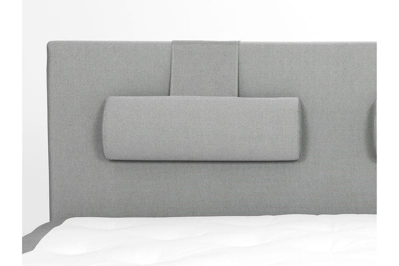 Sänkypaketti Olivia 160x200 Sileä Sängynpääty Vaaleanharmaa - Vaahto Niskatyyny Suuri - Huonekalut - Sänky - Jenkkisängyt