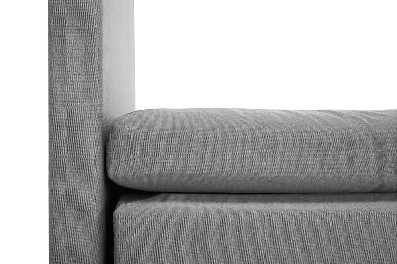 Sänkypaketti Olivia 160x200 Sileä Sängynpääty Vaaleanharmaa - Polyeetteri Niskatyyny Suuri - Huonekalut - Sänky - Jenkkisängyt