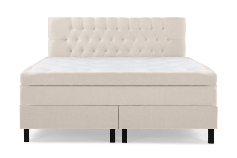 Sänkypaketti Olivia 180x200 Diamant Sängynpääty Beige - Memory - Huonekalut - Sänky - Jenkkisängyt