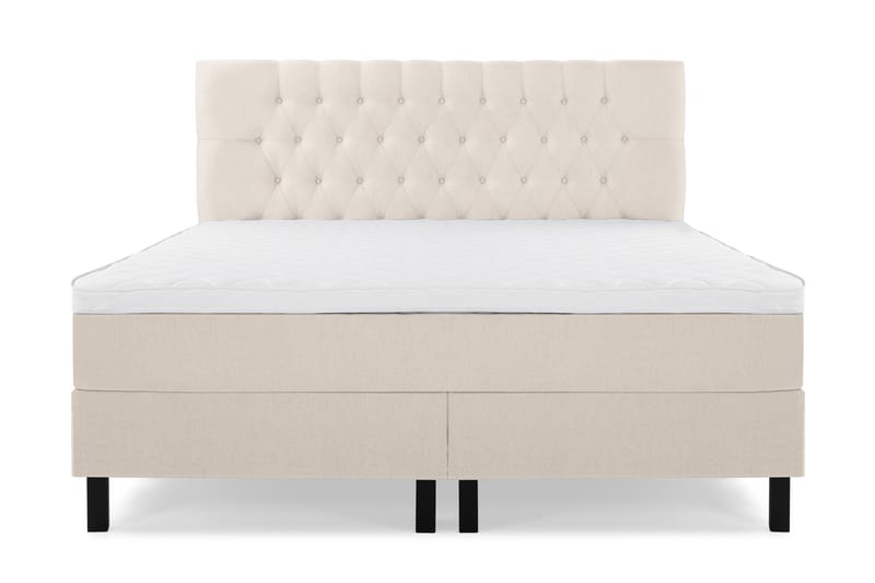 Sänkypaketti Olivia 180x200 Diamant Sängynpääty Beige - Vaahto - Huonekalut - Sänky - Jenkkisängyt