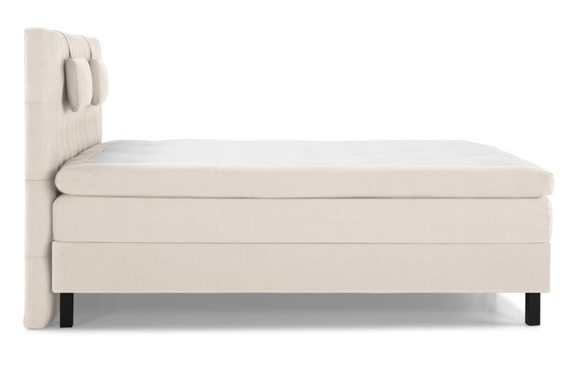Sänkypaketti Olivia 180x200 Diamant Sängynpääty Beige - Polyeetteri Niskatyyny Pieni - Huonekalut - Sänky - Jenkkisängyt