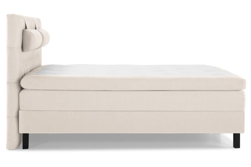 Sänkypaketti Olivia 180x200 Diamant Sängynpääty Beige - Polyeetteri Niskatyyny Suuri - Huonekalut - Sänky - Jenkkisängyt