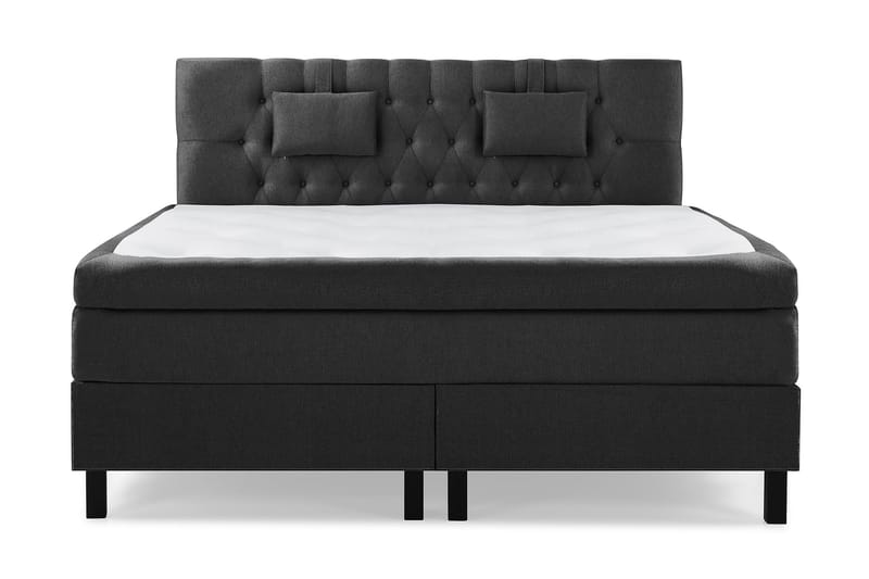 Sänkypaketti Olivia 180x200 Diamant Sängynpääty Musta - Memory Niskatyyny Pieni - Huonekalut - Sänky - Jenkkisängyt