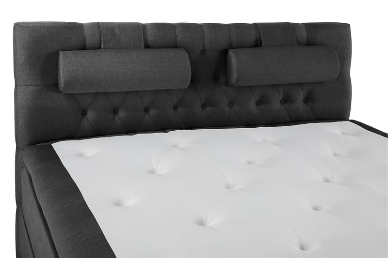 Sänkypaketti Olivia 180x200 Diamant Sängynpääty Musta - Polyeetteri Niskatyyny Suuri - Huonekalut - Sänky - Jenkkisängyt