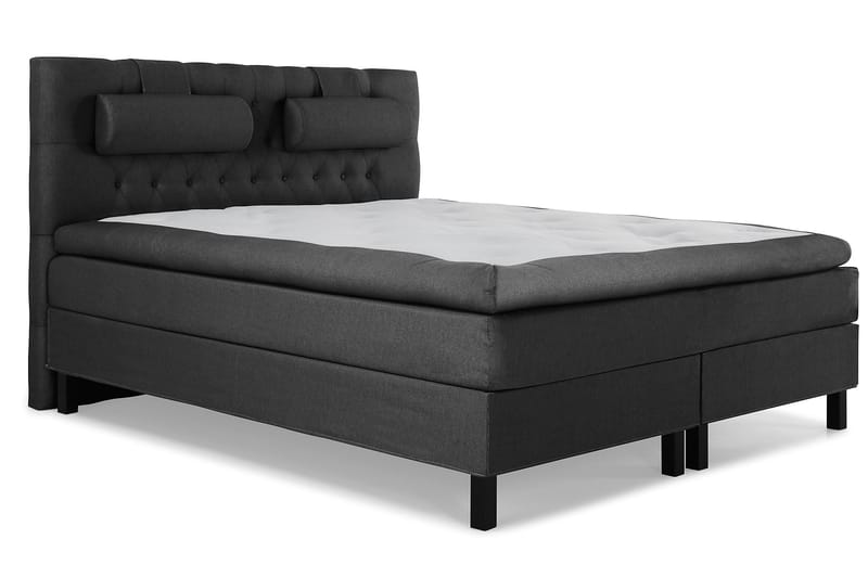 Sänkypaketti Olivia 180x200 Diamant Sängynpääty Musta - Polyeetteri Niskatyyny Suuri - Huonekalut - Sänky - Jenkkisängyt