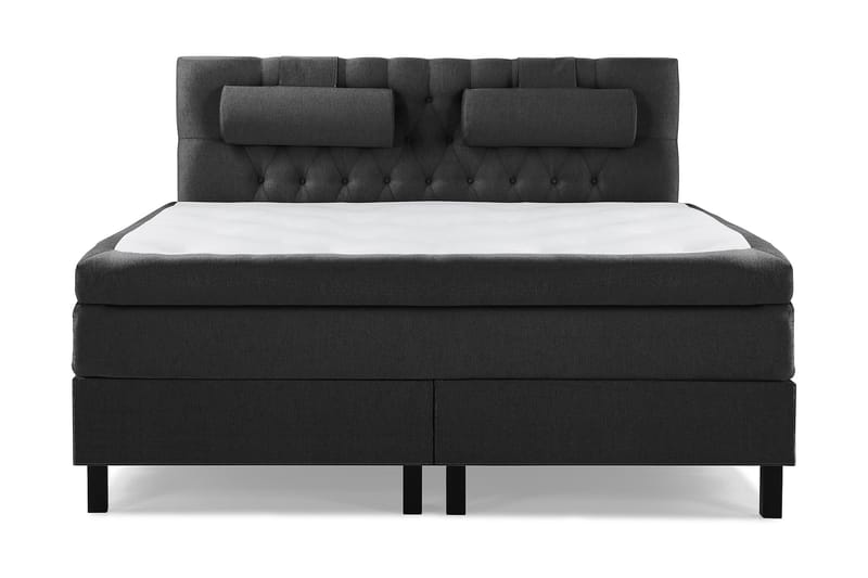Sänkypaketti Olivia 180x200 Diamant Sängynpääty Musta - Polyeetteri Niskatyyny Suuri - Huonekalut - Sänky - Jenkkisängyt