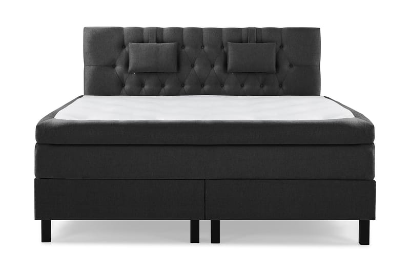 Sänkypaketti Olivia 180x200 Diamant Sängynpääty Musta - Polyeetteri Niskatyyny Pieni - Huonekalut - Sänky - Jenkkisängyt