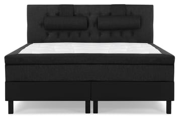 Sänkypaketti Olivia 180x200 Diamant Sängynpääty Musta/Harmaa/PU
