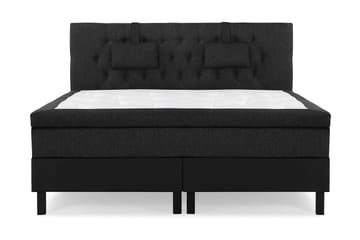Sänkypaketti Olivia 180x200 Diamant Sängynpääty Musta/Harmaa/PU