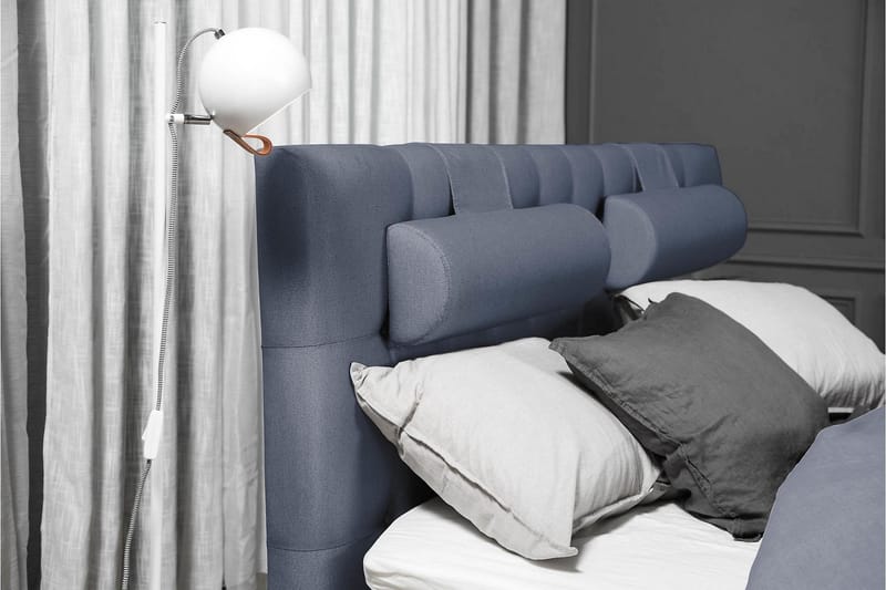 Sänkypaketti Olivia 180x200 Diamant Sängynpääty Tummansinine - Lateksi - Huonekalut - Sänky - Jenkkisängyt