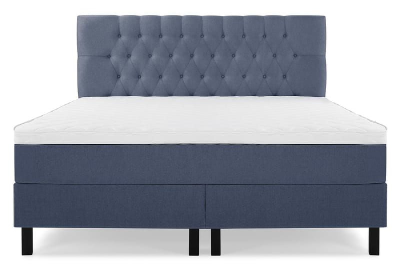Sänkypaketti Olivia 180x200 Diamant Sängynpääty Tummansinine - Vaahto - Huonekalut - Sänky - Jenkkisängyt