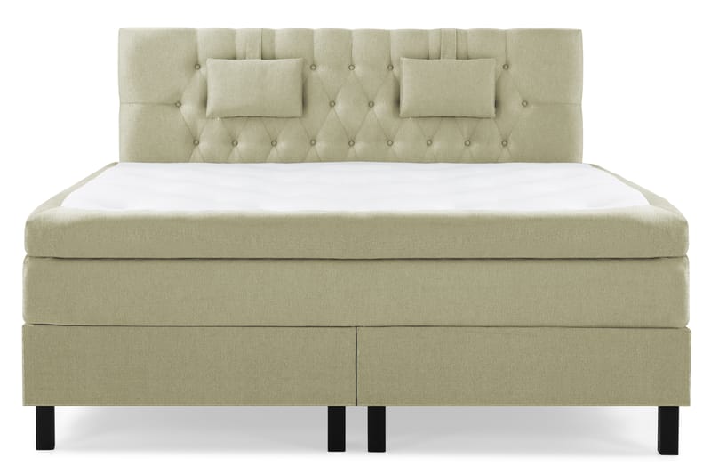 Sänkypaketti Olivia 180x200 Diamant Sängynpääty Vihreä - Lateksi Niskatyyny Pieni - Huonekalut - Sänky - Jenkkisängyt