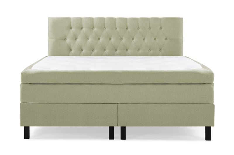 Sänkypaketti Olivia 180x200 Diamant Sängynpääty Vihreä - Memory - Huonekalut - Sänky - Jenkkisängyt