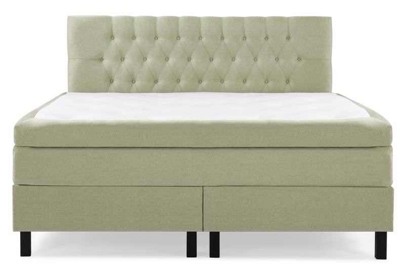 Sänkypaketti Olivia 180x200 Diamant Sängynpääty Vihreä - Polyeetteri - Huonekalut - Sänky - Jenkkisängyt