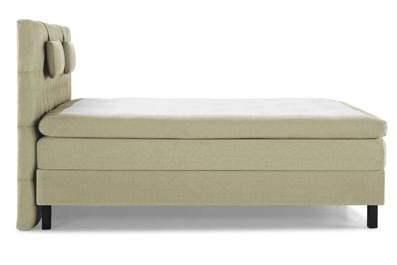 Sänkypaketti Olivia 180x200 Diamant Sängynpääty Vihreä - Polyeetteri Niskatyyny Pieni - Huonekalut - Sänky - Jenkkisängyt