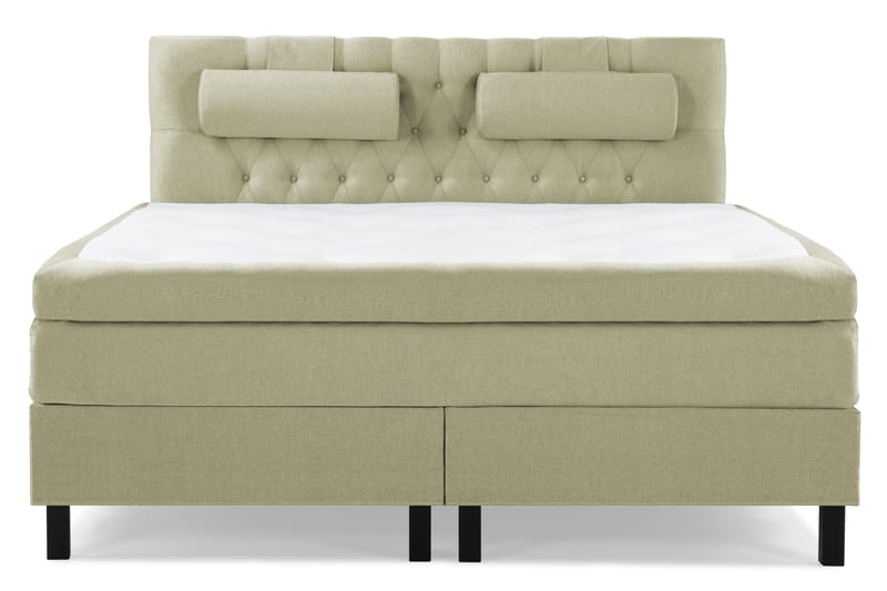 Sänkypaketti Olivia 180x200 Diamant Sängynpääty Vihreä - Polyeetteri Niskatyyny Suuri - Huonekalut - Sänky - Jenkkisängyt