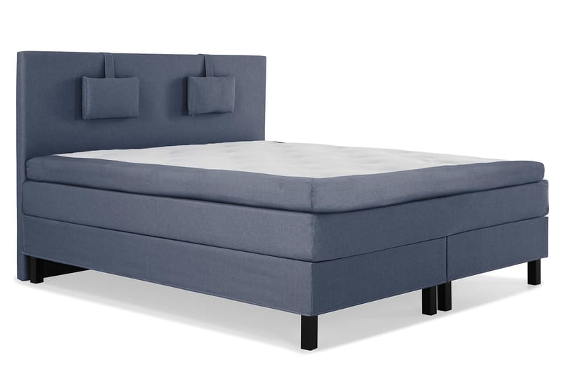 Sänkypaketti Olivia 180x200 Lateksipatja Sileä Sängynpääty - Tummansininen - Huonekalut - Sänky - Jenkkisängyt