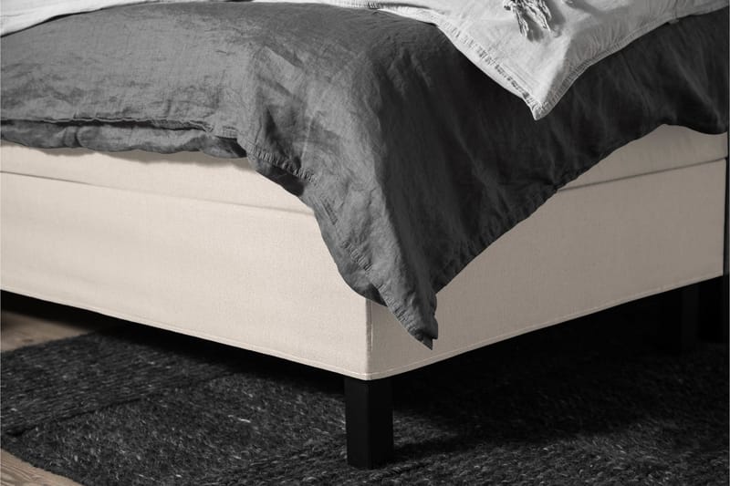 Sänkypaketti Olivia 180x200 Sileä Sängynpääty Beige - Vaahto - Huonekalut - Sänky - Jenkkisängyt