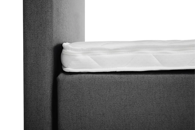 Sänkypaketti Olivia 180x200 Sileä Sängynpääty Musta - Vaahto Niskatyyny Pieni - Huonekalut - Sänky - Jenkkisängyt