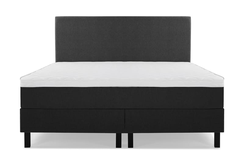 Sänkypaketti Olivia 180x200 Sileä Sängynpääty Musta - Vaahto - Huonekalut - Sänky - Jenkkisängyt