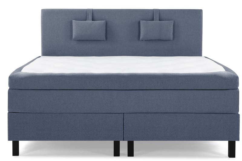 Sänkypaketti Olivia 180x200 Sileä Sängynpääty Tummansininen - Memory Niskatyyny Pieni - Huonekalut - Sänky - Jenkkisängyt