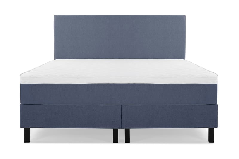 Sänkypaketti Olivia 180x200 Sileä Sängynpääty Tummansininen - Vaahto - Huonekalut - Sänky - Jenkkisängyt