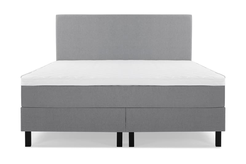 Sänkypaketti Olivia 180x200 Sileä Sängynpääty Vaaleanharmaa - Vaaleanharmaa - Huonekalut - Sänky - Jenkkisängyt