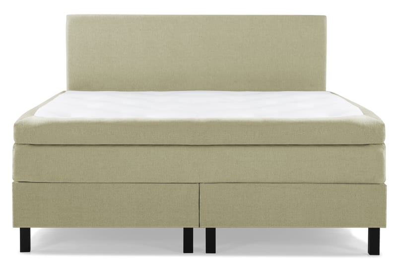 Sänkypaketti Olivia 180x200 Sileä Sängynpääty Vihreä - Polyeetteri - Huonekalut - Sänky - Jenkkisängyt
