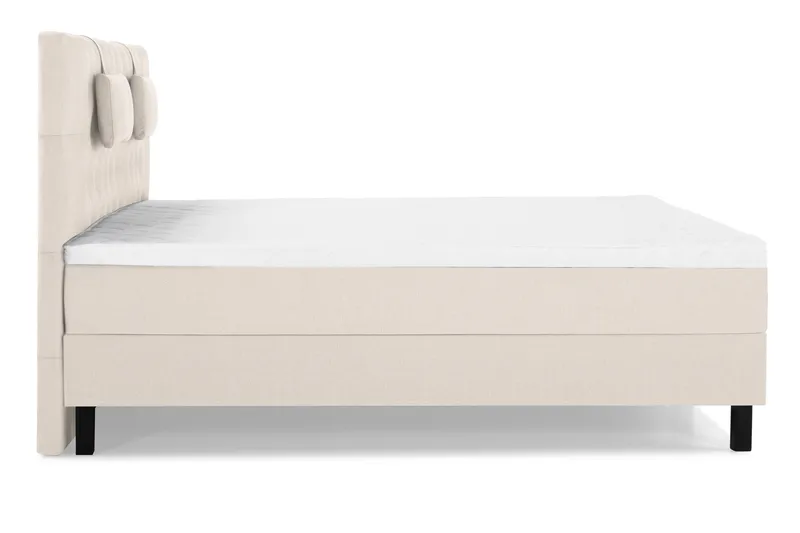 Sänkypaketti Olivia 180x200 Vaahto Diamant Sängynpääty - Beige - Huonekalut - Sänky - Jenkkisängyt