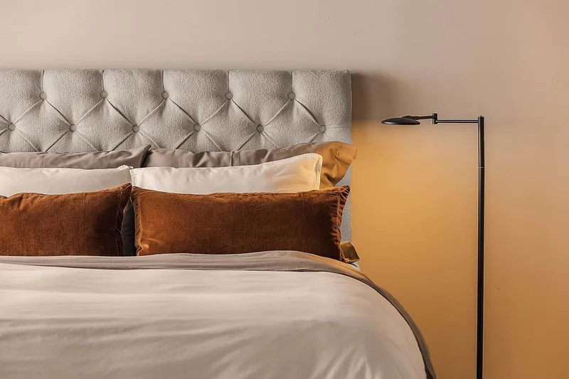 Sänkypaketti Oslo Lyx 120x200 cm Buklee - Harmaa - Huonekalut - Sänky - Jenkkisängyt