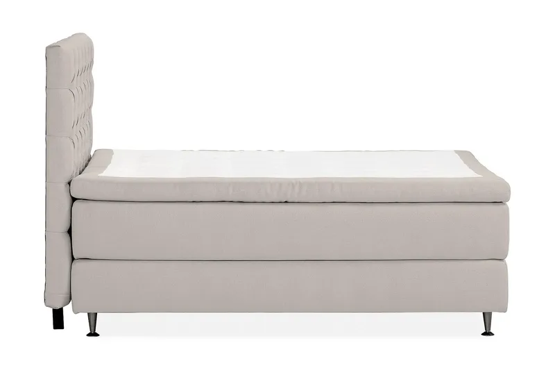 Sänkypaketti Oslo Lyx 120x200 cm Buklee - Harmaa - Huonekalut - Sänky - Parisänky